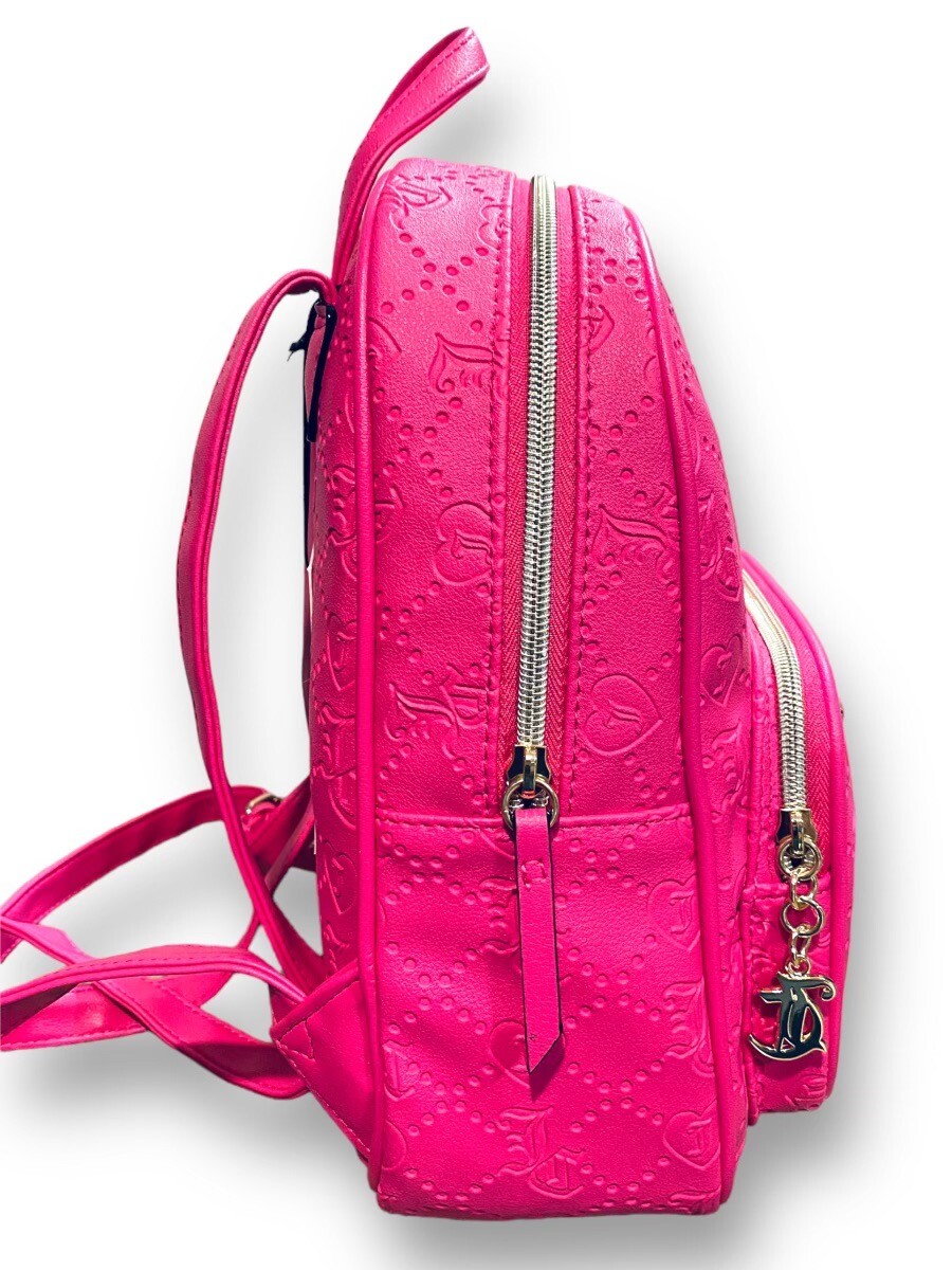 Juicy Couture Free Love Pink Semi Charmed Backpack TikTok  display picture 1