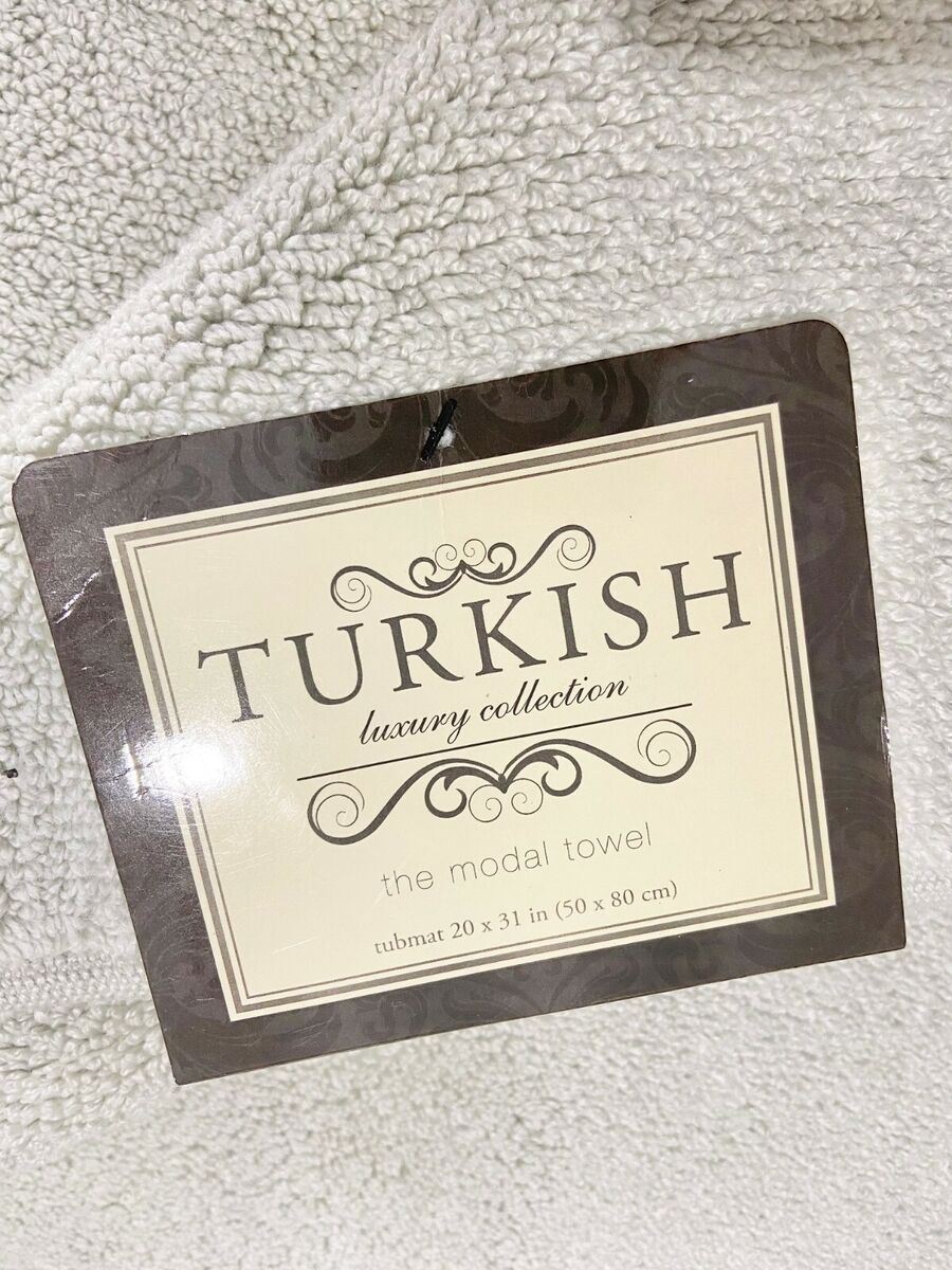 TURKISH LUXURY COLLECTION Modal Bath Mat in Seafoam 20 x 31