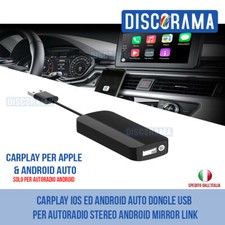 CarPlay iOS ed Android Auto Dongle USB per Autoradio Stereo Android Mirror Link - Miniatura 1