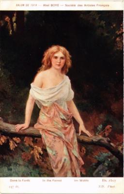 CPA AK Salon von 1914 ABE BOYÉ Im Wald (703164)