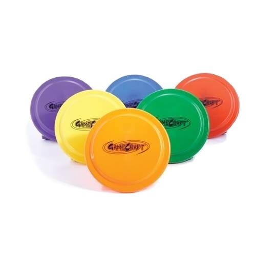 GameCraft Plastic Flying Discs, 9" Set of 6 - Picture 1 of 2