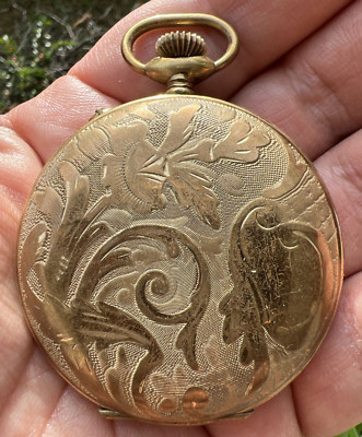 Antike Chronometre Solidor Depose Taschenuhr Pocket Watch Läuft -2-9