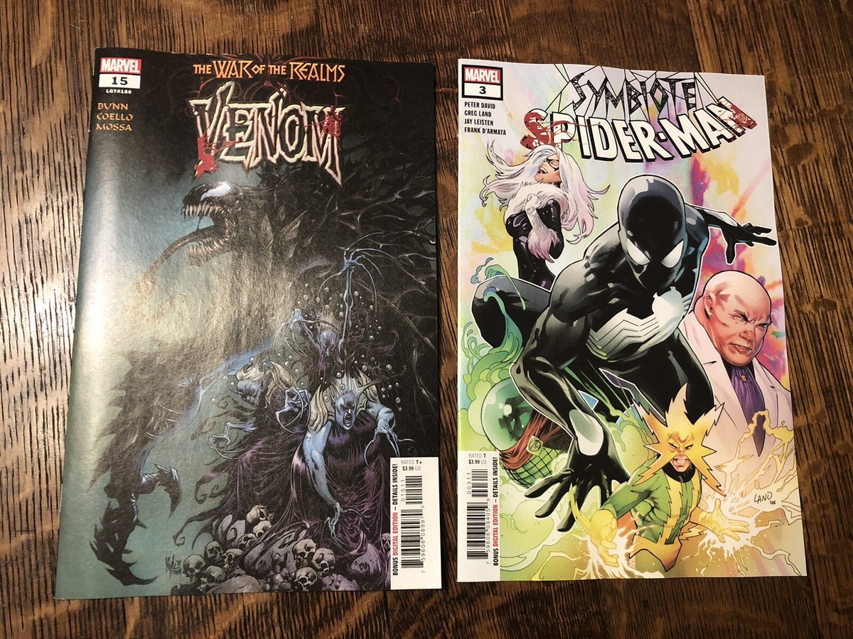 Symbiote Spider-Man #3 & Venom #15 Secret Variants Absolute