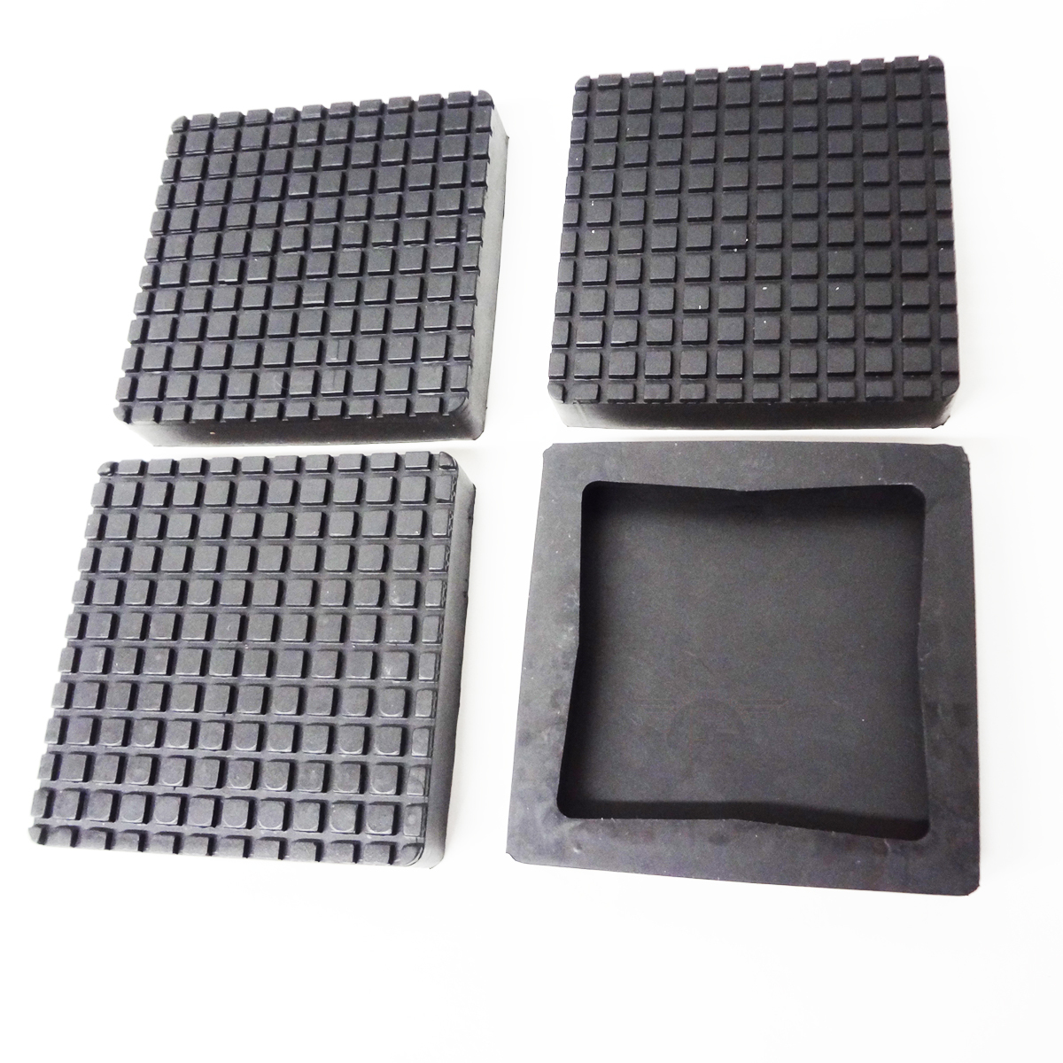 Rubber lift pad set Bendpak 2 post square slip on style 5715