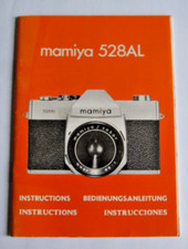 MAMIYA 528AL CAMERAS INSTRUCTION Booklet User Guide Book Brochure Manual