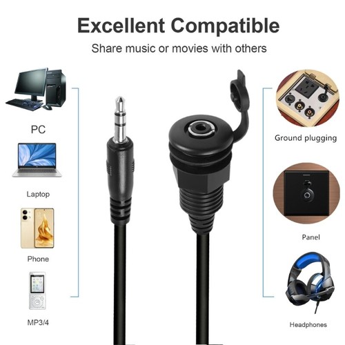 Easy Installation 3.5mm TRS Cable For Seamlessly Integration Stable Signal - 第 2/10 張圖片