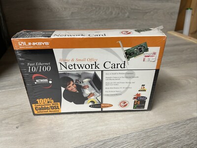 Linksys Network Card Model NC100 CAT 5 100% compatible with cable/DSL internet