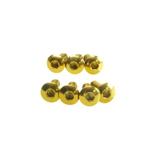 Gold Stainless Steel Front Brake Bolts Screws for Harley Street Road Glide FLH