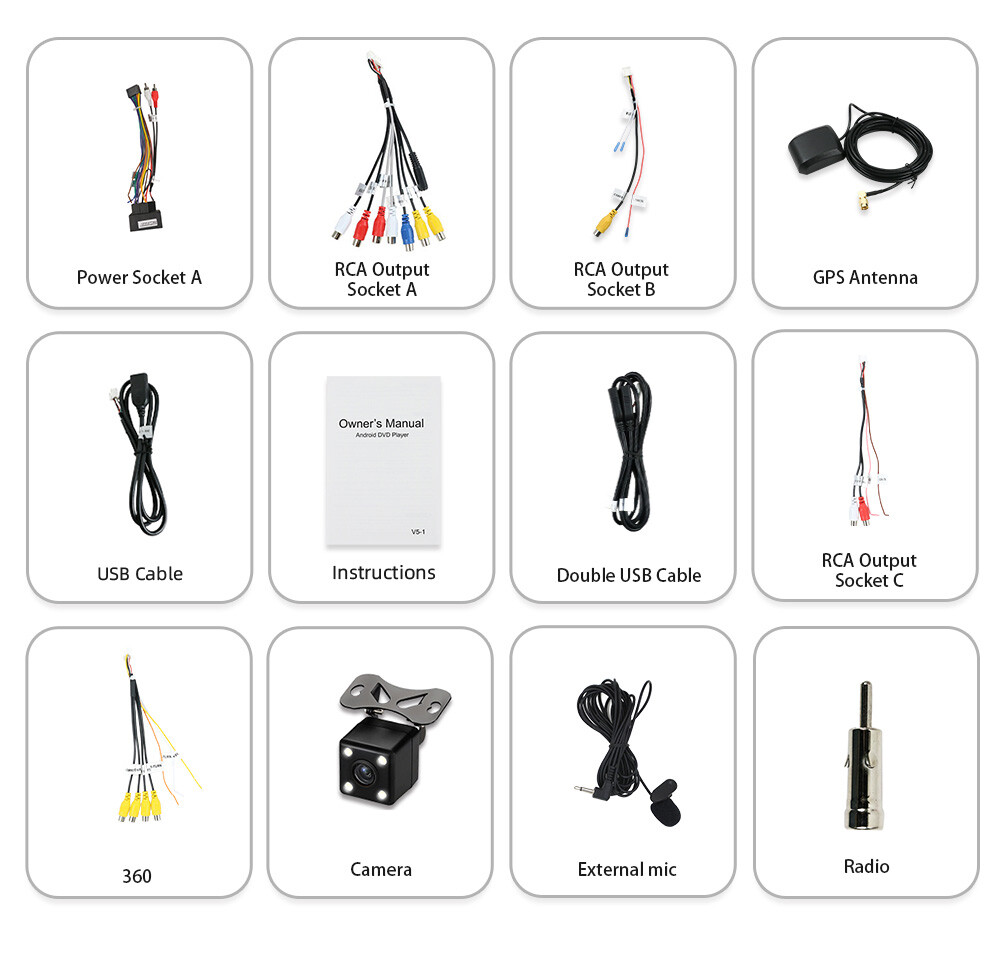 Car Play Car Stereo For Ford Focus MK2 20042011 Navi Android 12 AHD GPS 6G+128G eBay