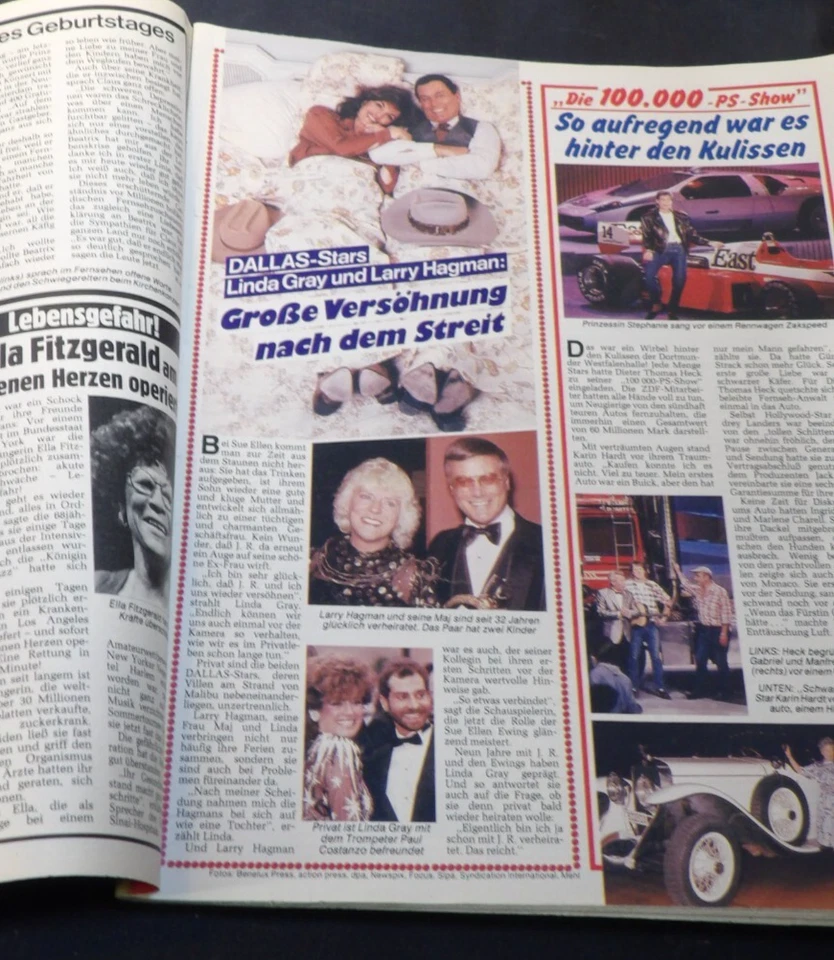 Scarce 1986 German Tabloid Magazine-Das Neue Blatt-DALLAS J.R. EWING - Image 3 of 3
