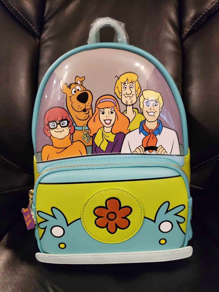 ☃️Loungefly Scooby-Doo Backpack, Wristlet, Notebook & Blanket Set Gift Set Scooby-Doo Snacks All-Over Print Full-Size Backpack | Loungefly main image 4