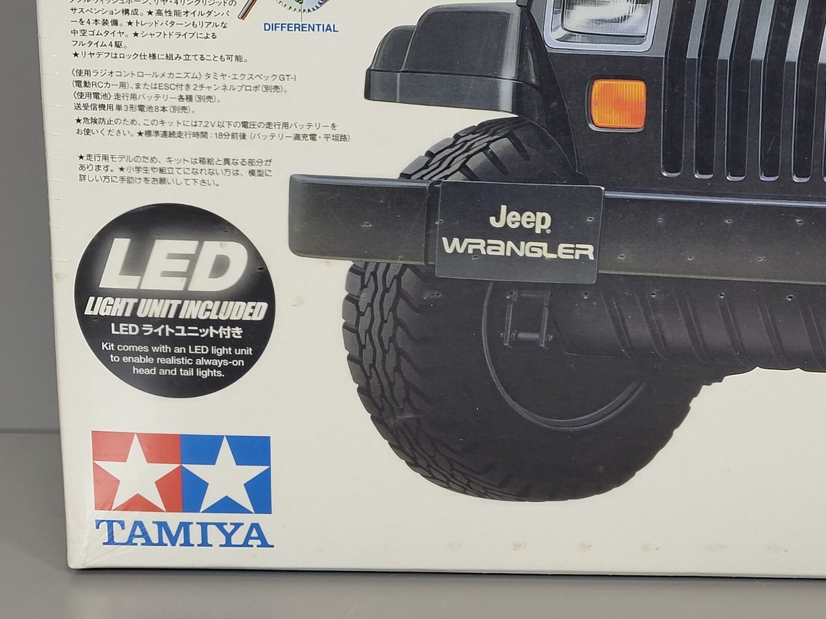 New Tamiya R/C 1/10 Jeep Wrangler 4WD CC01 Chassis with New Tamiya R/C 1/10 Jeep Wrangler 4WD CC01 Chassis with
