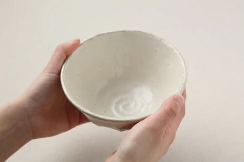 KANEKO KOHYO Rinka Don Reisschale klein 14,5 cm weiß - Bild 4 von 5