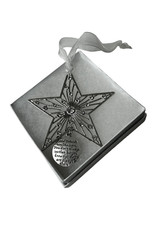 Silver Good Friends are like stars ornament - you don  t always see them but they
