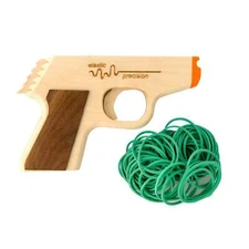 Elastic Precision Model PPK Rubber Band Gun Made From Solid Hardwoods