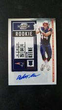 Dalton Keene Rookie 2020 Contenders Optic Auto #173 Patriots RC Virginia Tech