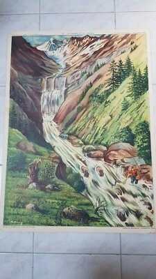 12 tableaux de géographie avec cadre  CE Collection Rossignol - Photo 1/4