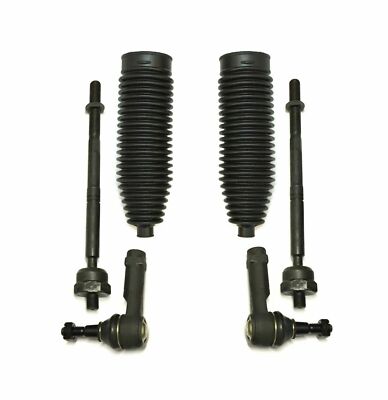 New Inner & Outer Tie Rod Ends And Boots Bellows for Ford F-150 Lincoln Mark LT