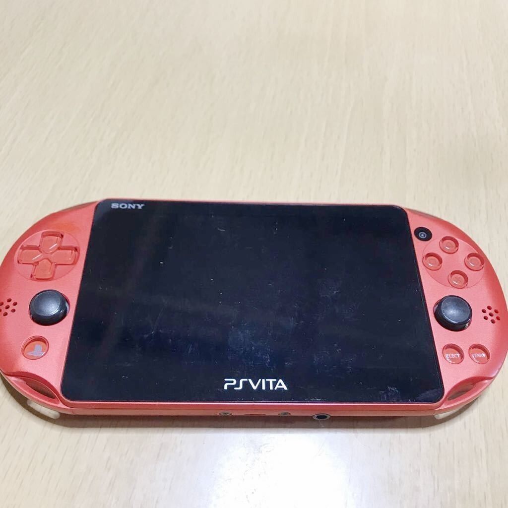 PlayStation Vita - SONY PS VITA 本体 PCH-2000 ZA26 PlayStation PS Vita PCH-2000 ZA26 Metallic Red Wi-Fi model