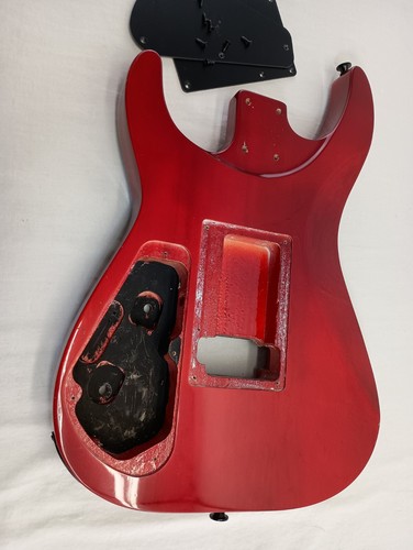 2019 Jackson JS34 Body Transparent Red Quilted Maple HSS Dinky - 第 9/17 張圖片