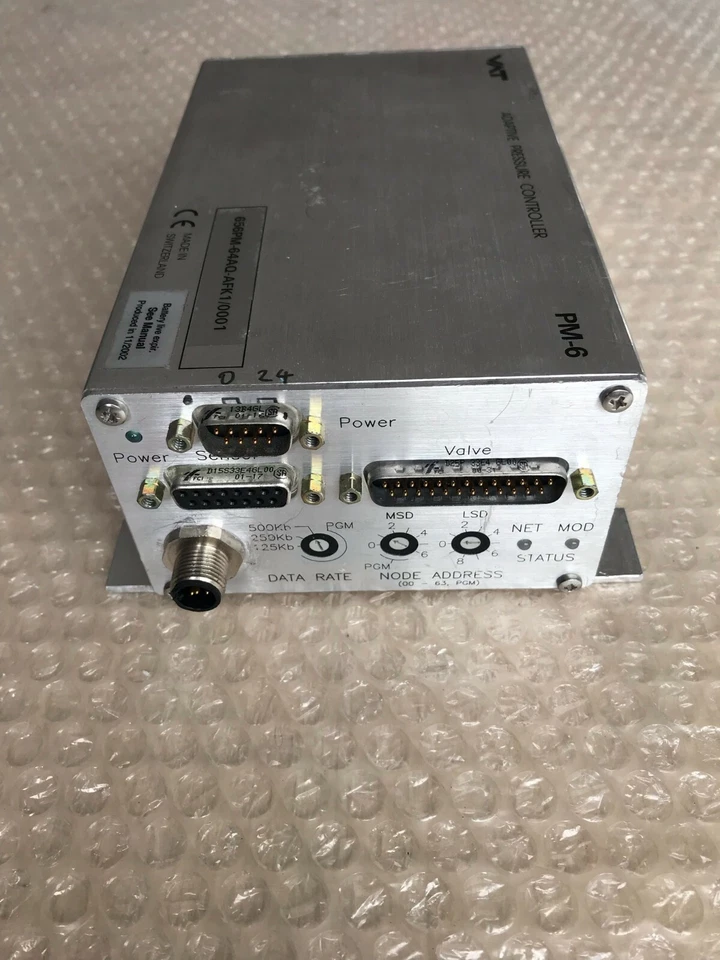 VAT PM-6 Adaptive Pressure Controller / 656PM-64AQ-AFK1/0001 - Image 3 of 4