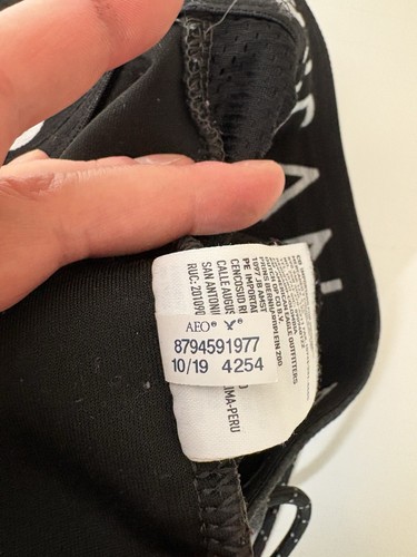 American Eagle Mens Small Joggers Pants Gray Pockets Drawstring Sweatpants - Picture 6 of 7