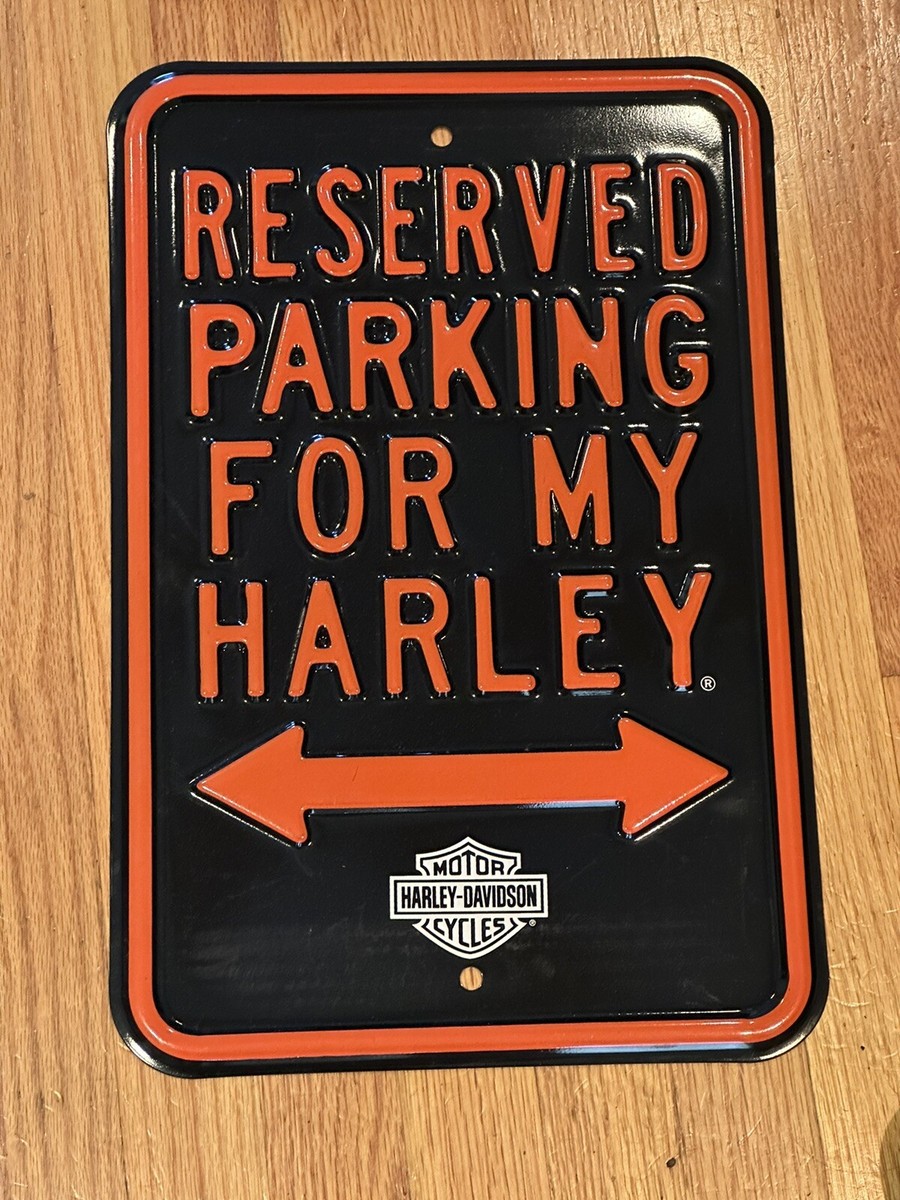 HARLEY DAVIDSON PARKING ONLY 駐車標識看板 parking-sign__18227.1754700919