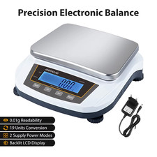5Kg Precision Jewelry Scale 0.01G Lab Digital Electronic Analytical Balance CE C