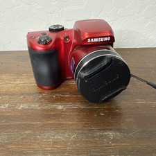 🔥RARA fotocamera compatta digitale rossa Samsung WB100🔥SET COMPLETO FUNZIONANTE🔥