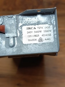 IRCA Trockner Heizung HAH06 7274 143Z - 125115825  4I1410Z - 411410Z