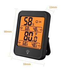 Max Min Room Thermometer Hygrometer Monitor Temperature Humidity Indoor