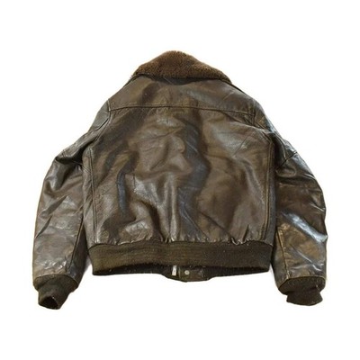 Schott × Ronherman 674 Flight Jacket Vintage 1960s Schott IS-674-MS Brown Leather Flight Jacket Men's