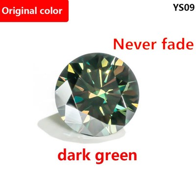Colorful 0.1ct-5ct Full Size Loose Moissanite Stone VVS1 Gemstones GRA Wholesale