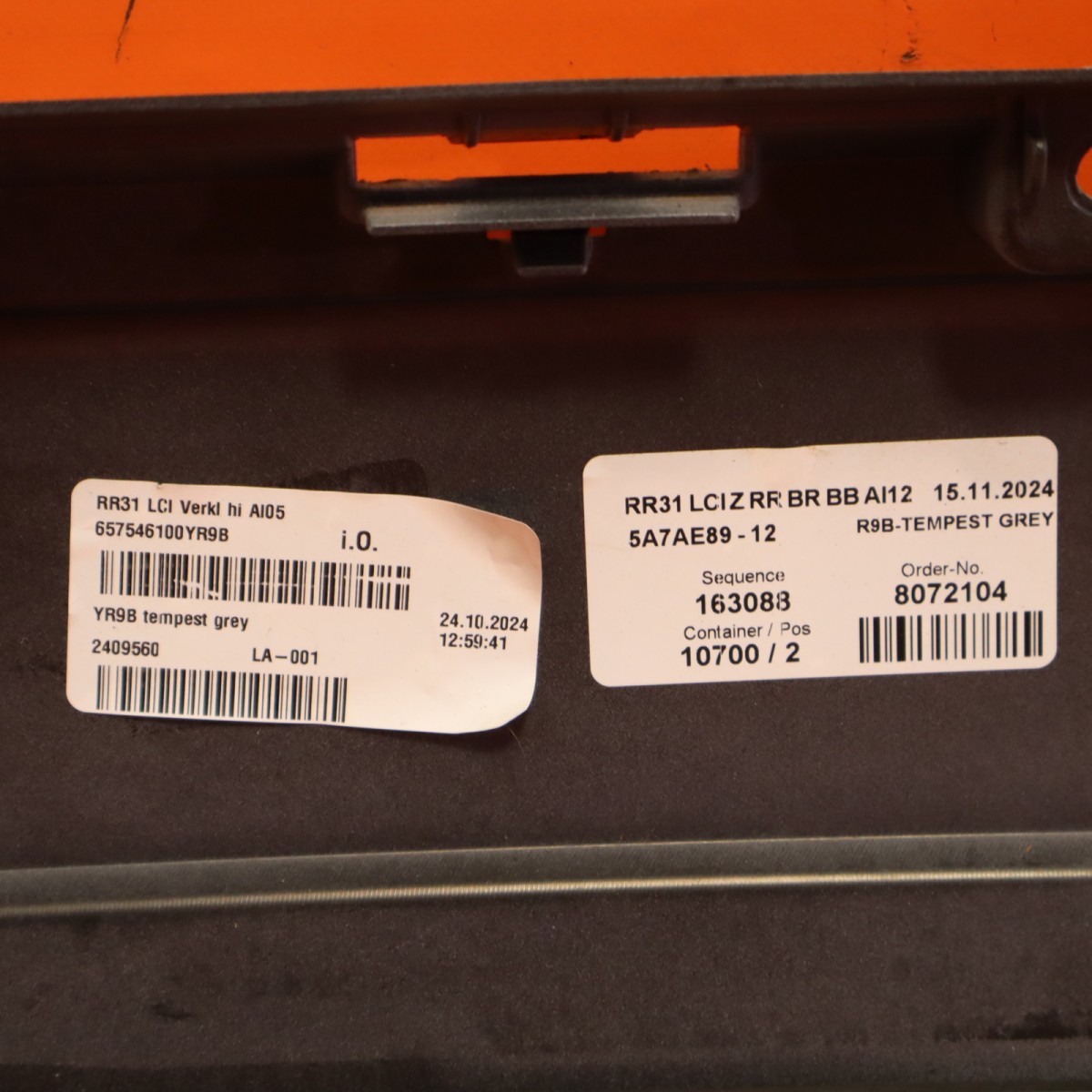 ROLLS ROYCE CULLINAN REAR BUMPER 2025 2026 51125A7C908 OEM