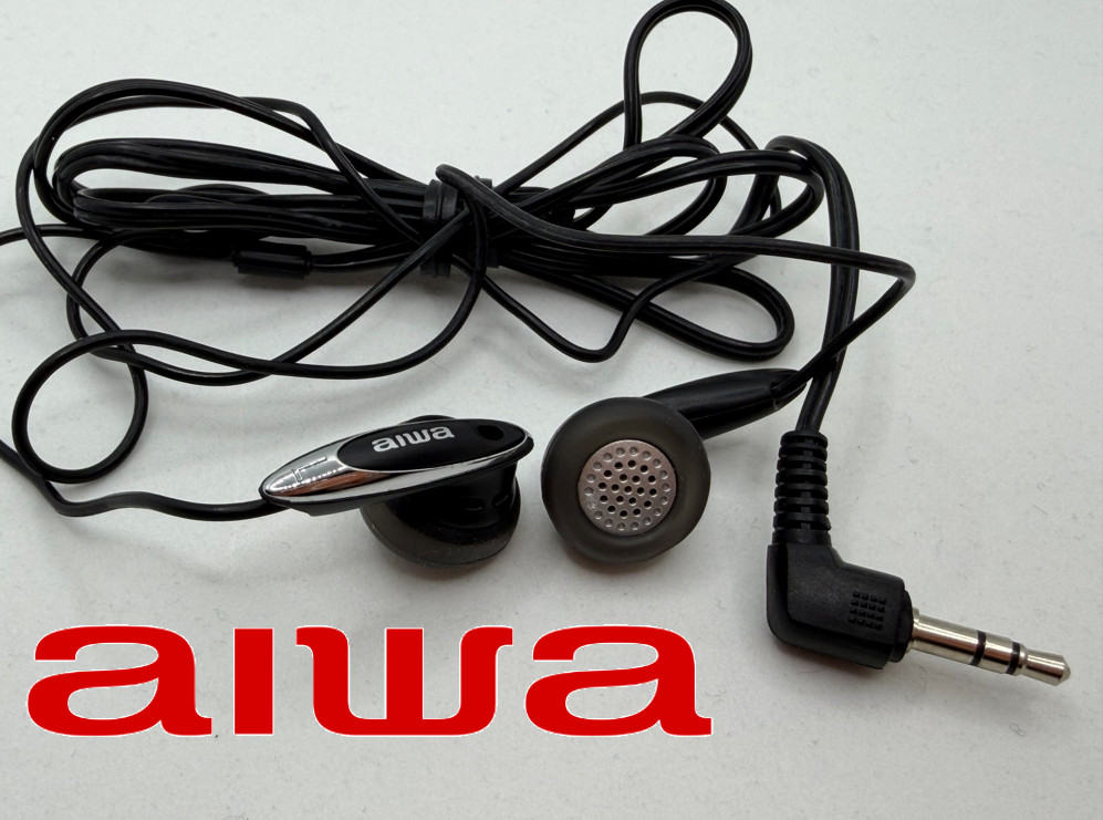 Genuine aiwa HP V161 Wired Retro CD Earphones