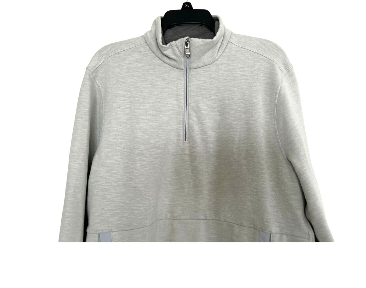 LULULEMON 1/4 Zip Performance Sweatshirt Heather Gray