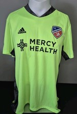 "" TYTON"" Adidas Cincinnati FC Soccer Club Jersey green  Sz L