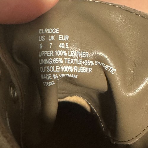 Stivali da combattimento Lauren Ralph Lauren Eldridge scamosciati stringati da donna, taglia 9 nuovi senza scatola - Foto 10 di 10