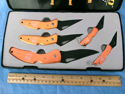 Meyerco Blackie Collins 5 Knife Set. NOS.