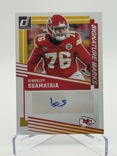 2025 Donruss Kingsley Suamataia Signature Marks Auto Chiefs Rookie