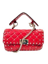 Valentino Garavani Rockstud Spike Flap Bag Quilted Leather Medium