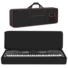 61key Electric Keyboard Bag Heavy Duty 0.39IN Thickened Sponge 600DOxford Fabric