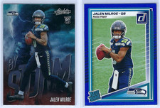 (2) Lot of 2025 Mosaic JALEN MILROE RC: Rated Rookie & By Storm L409