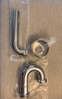 17GA Gauge Proflo PFPTB105 1-1/4'' x 1-1/2  P-Trap Chrome Plated Plumbing -NOS
