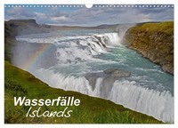 "Calendar 2027 · US Version · Waterfalls Iceland (Wall Calendar 2027 17\" × 12\" La"