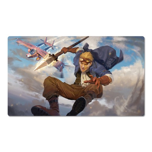 Final Fantasy Playmat Cid Highwind Mouse Pad TCG CCG FF Trading Card Game Mat - Afbeelding 1 van 3