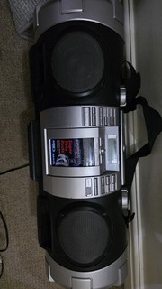 JVC RV NB50 Stereo Ghetto Blaster with CD Player iPod Dock and USB Good Working