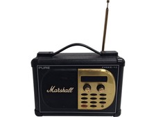 Marshall Pure Evoke-1 Portable AM/FM Radio Retro UNTESTED. No Power Lead.