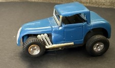Vintage Aurora T-Jet Blue Hot Rod HO Slot Car
