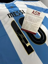 Lionel Messi GRADED 9.4 Autographed Jersey + Full COA & LOA